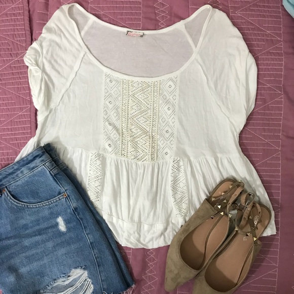 Free People Tops - Free People boho peasant peplum top